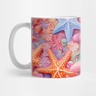 Pink Seastars Mug